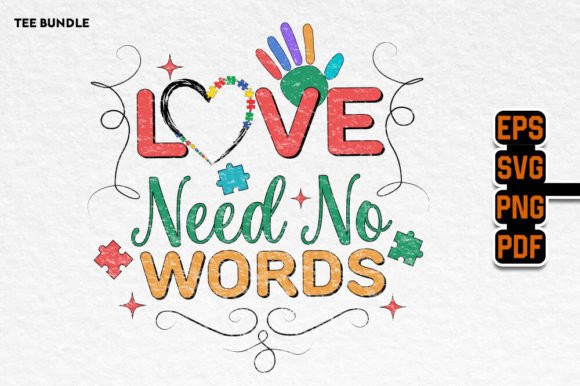 Autism Day Trendy Design: A Versatile Graphics Asset for Crafts