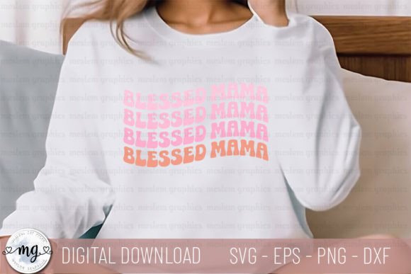 Blessed Mama SVG: A Versatile Graphic for Crafts