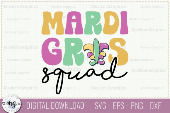 Mardi Gras Squad SVG: A Festive Addition to Your Crafts