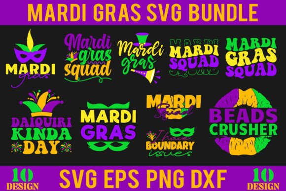Mardi Gras Svg Bundle for Sale: A Graphics and Crafts Gem
