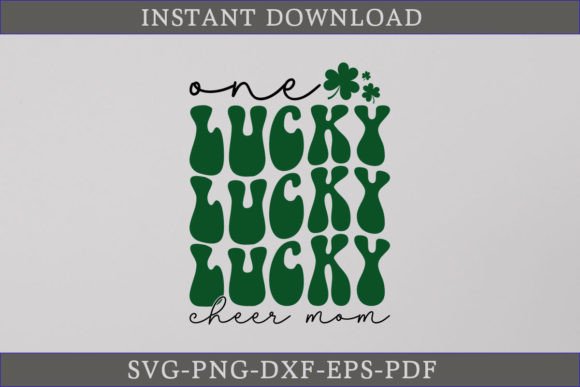 One Lucky Cheer Mom SVG: A Perfect Craft Graphics Asset
