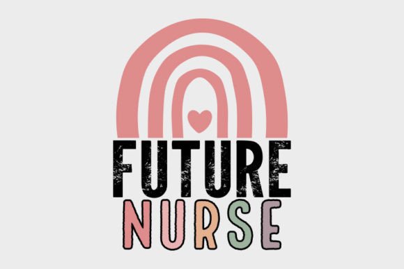 Retro Nurse SVG Design for Future Nurses