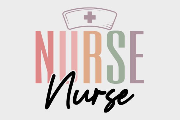 Retro Nurse SVG Design for Graphics and Crafts