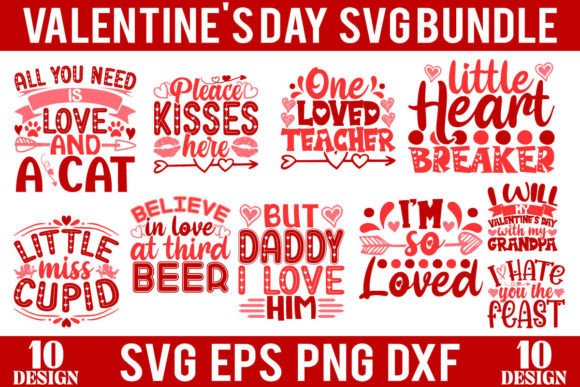 Romantic SVG Extravaganza, Funny Bundle: A Must for Graphics and Crafts