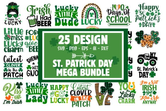 St Patrick's Day SVG Bundle: A Lucky Graphics Asset for Crafts