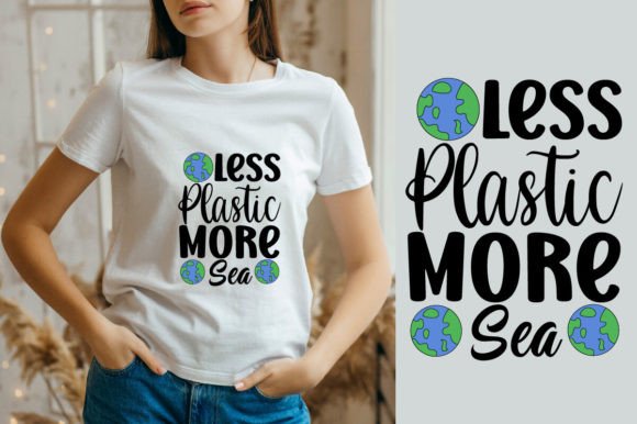 Unveiling Less Plastic More Sea SVG: A Versatile Graphic